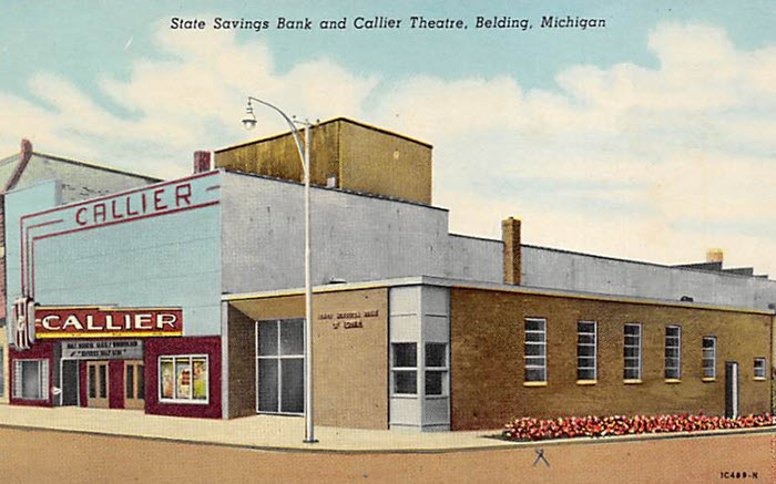 Callier Theatre - Old Post Card (newer photo)